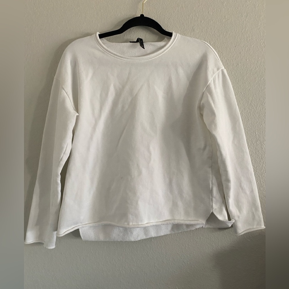 Cozy Earth Sweatshirt Terry White S Organic Cotton